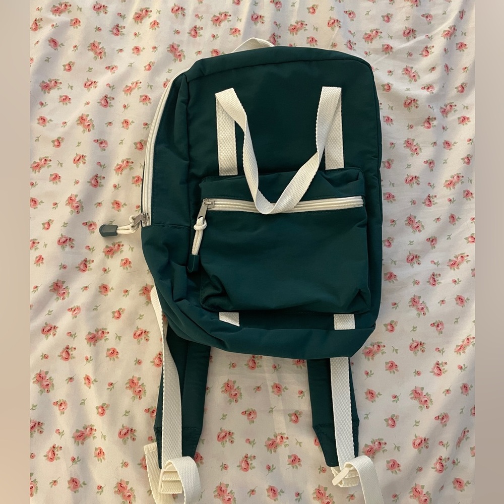 Mini green backpack